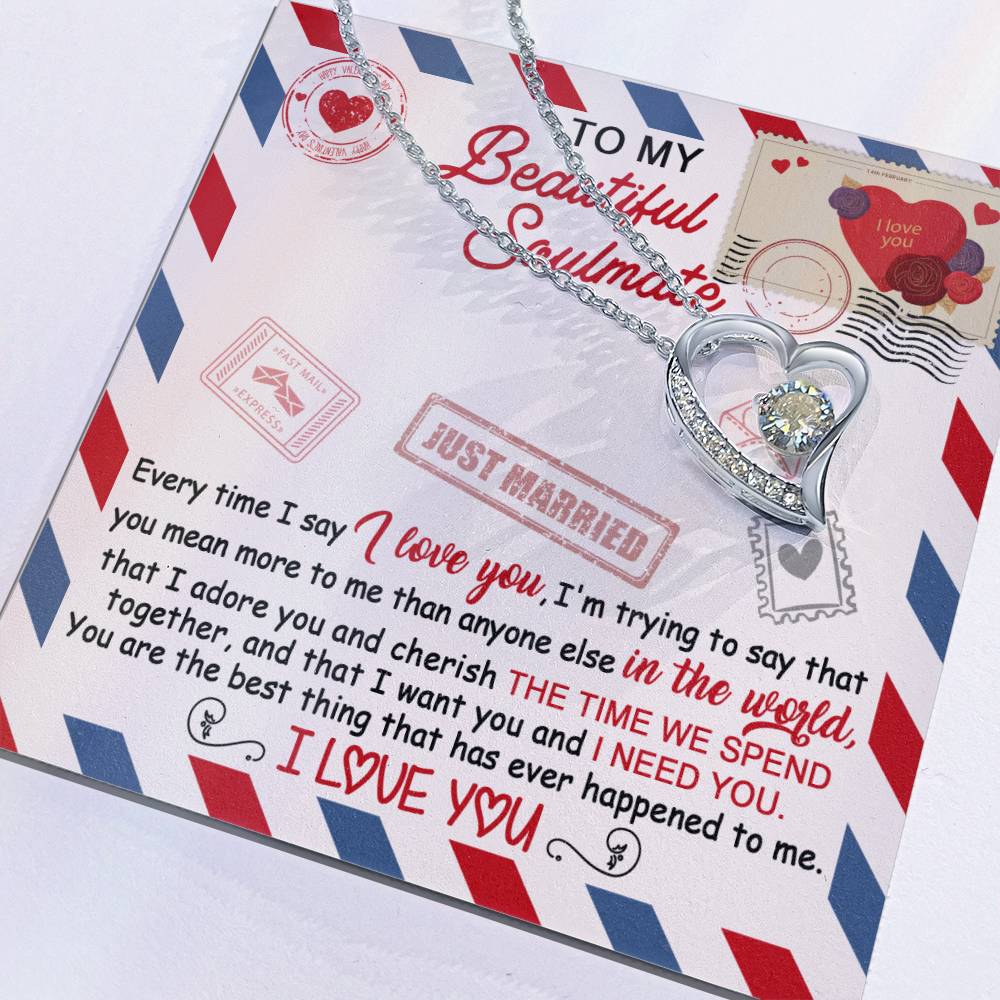 I Need You - Forever Love Necklace For Soulmate