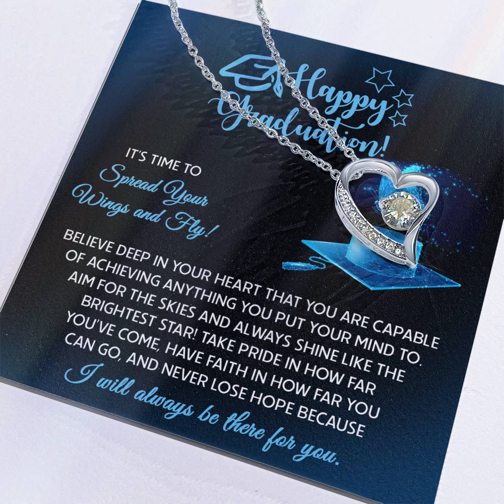 Spread Your Wings - Forever Love Necklace For Graduate At Graduation