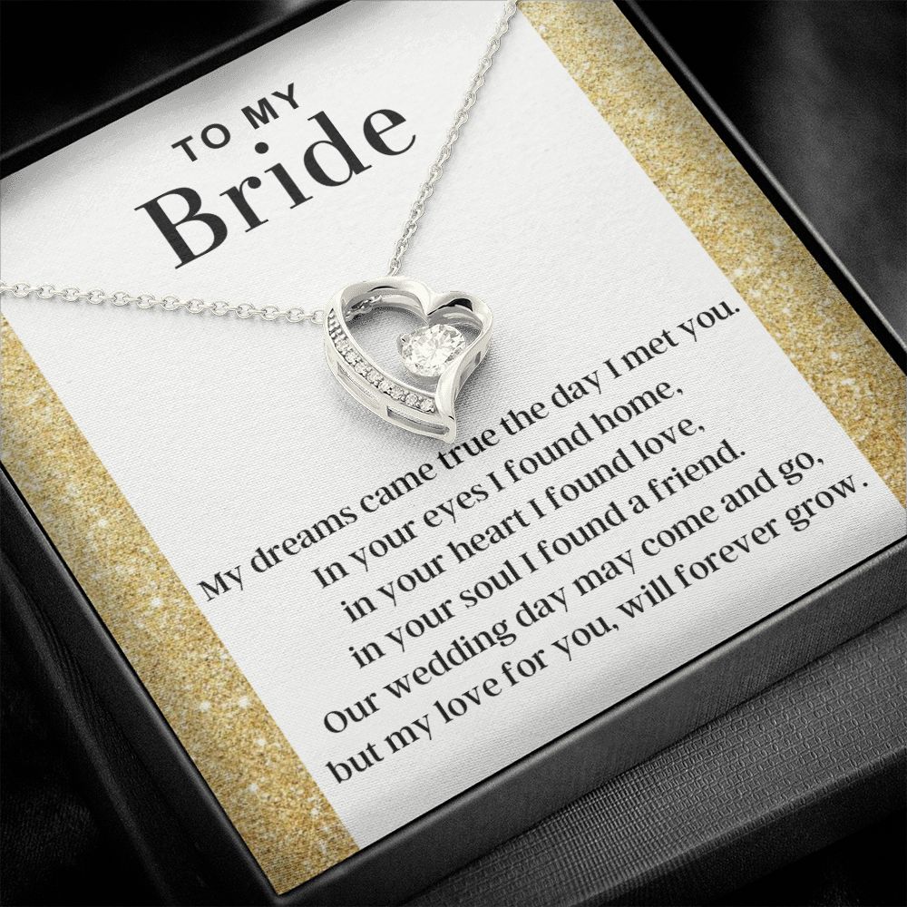 My Love For You - Forever Love Necklace For Bride