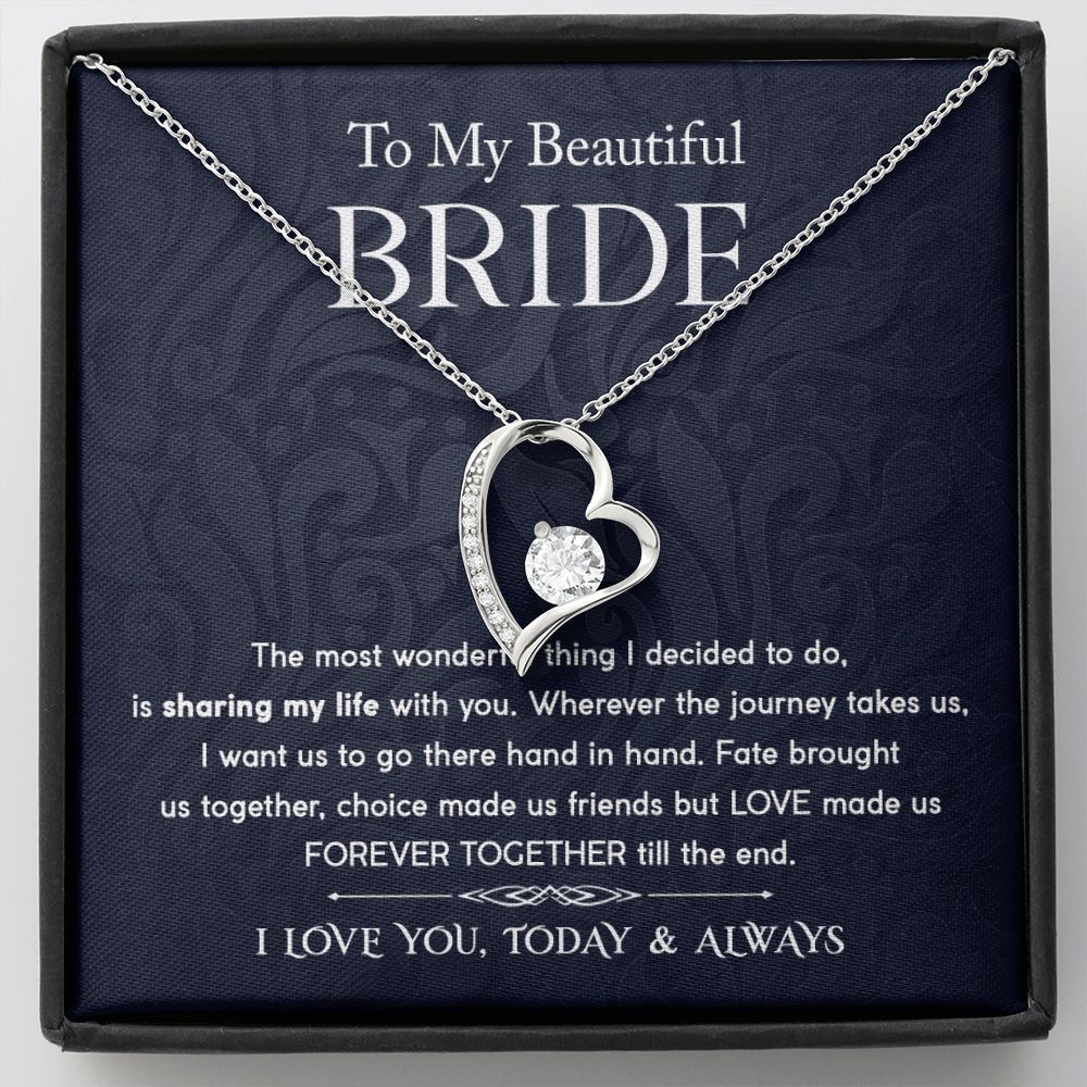 Forever Together - Forever Love Necklace For Bride