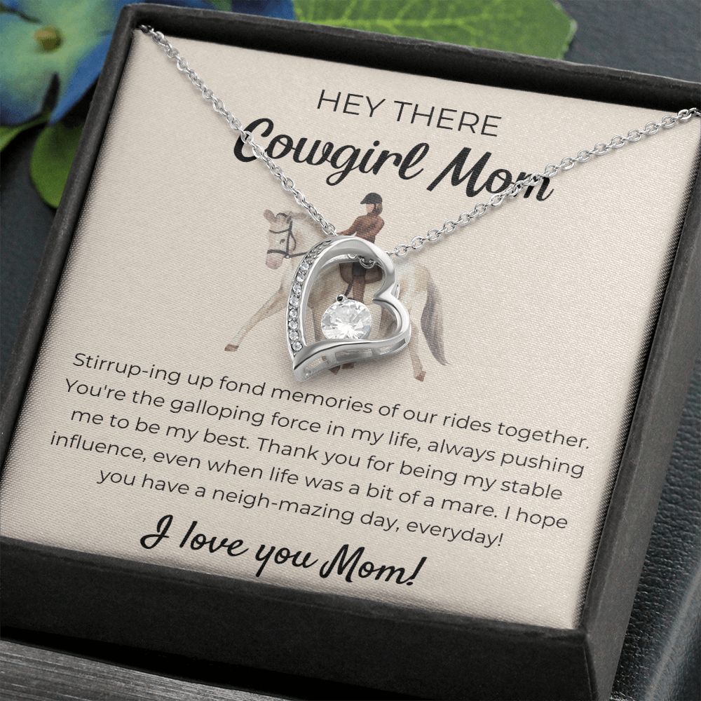 Forever Love Necklace For Cowgirl Mom