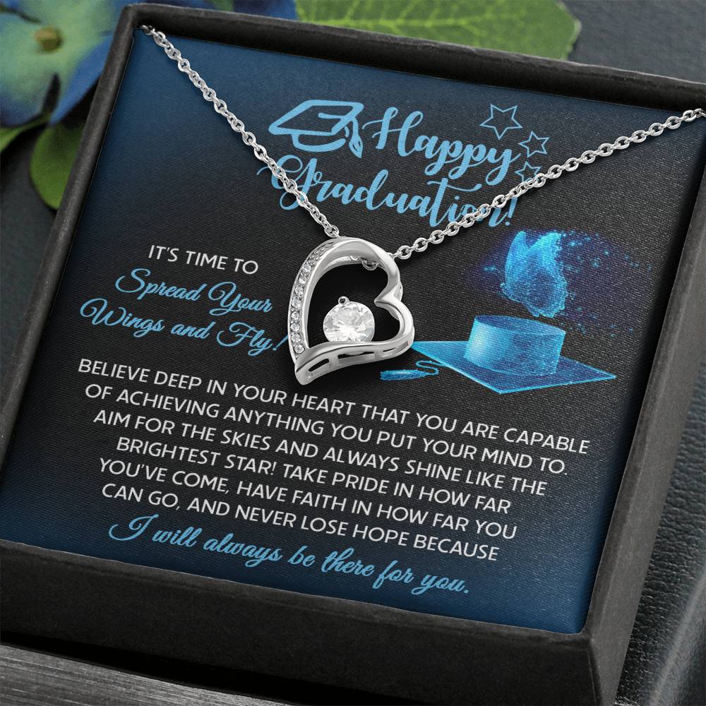 Spread Your Wings - Forever Love Necklace For Graduate At Graduation