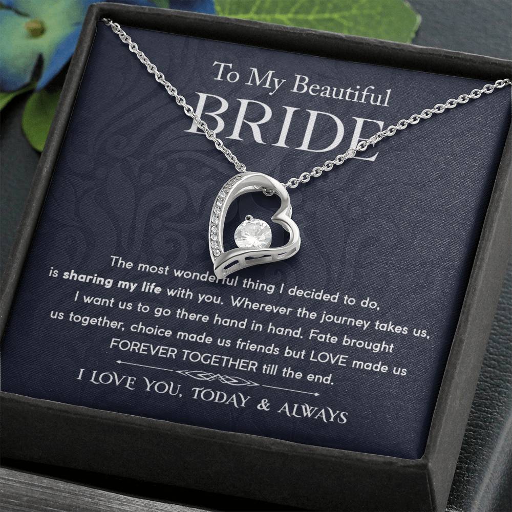 Forever Together - Forever Love Necklace For Bride