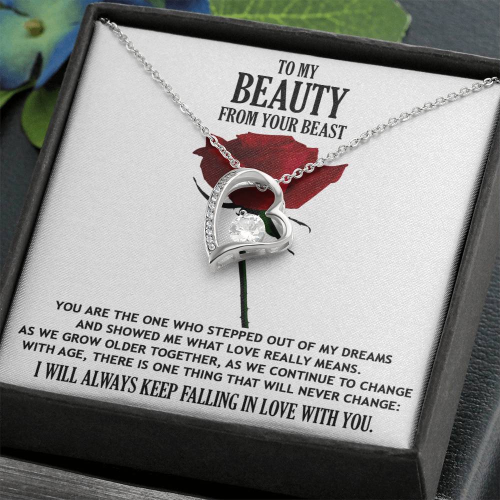 What Love Really Means - Forever Love Necklace For Your Beauty