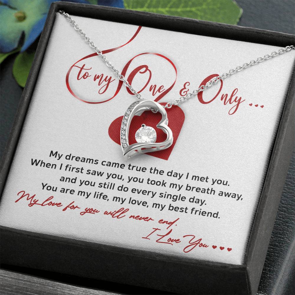 The Day I Met You - Forever Love Necklace For Your One & Only