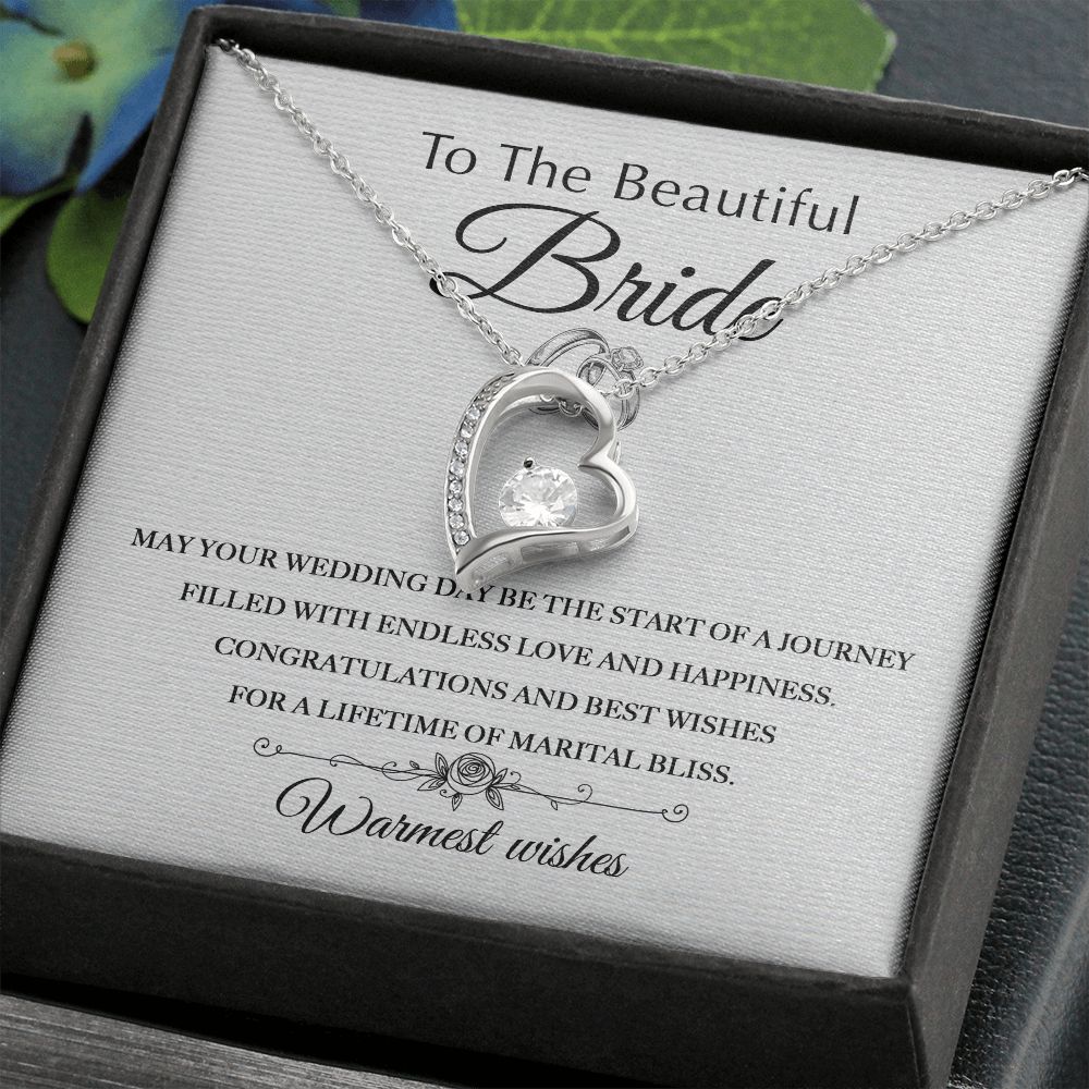 Lifetime Of Marital Bliss - Forever Love Necklace For Bride