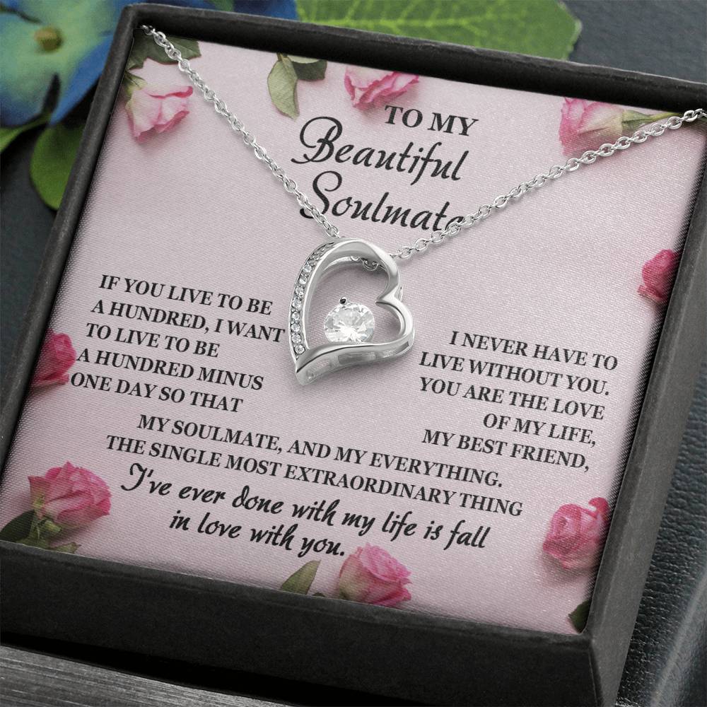 Single Most Extraordinary Thing - Forever Love Necklace For Soulmate