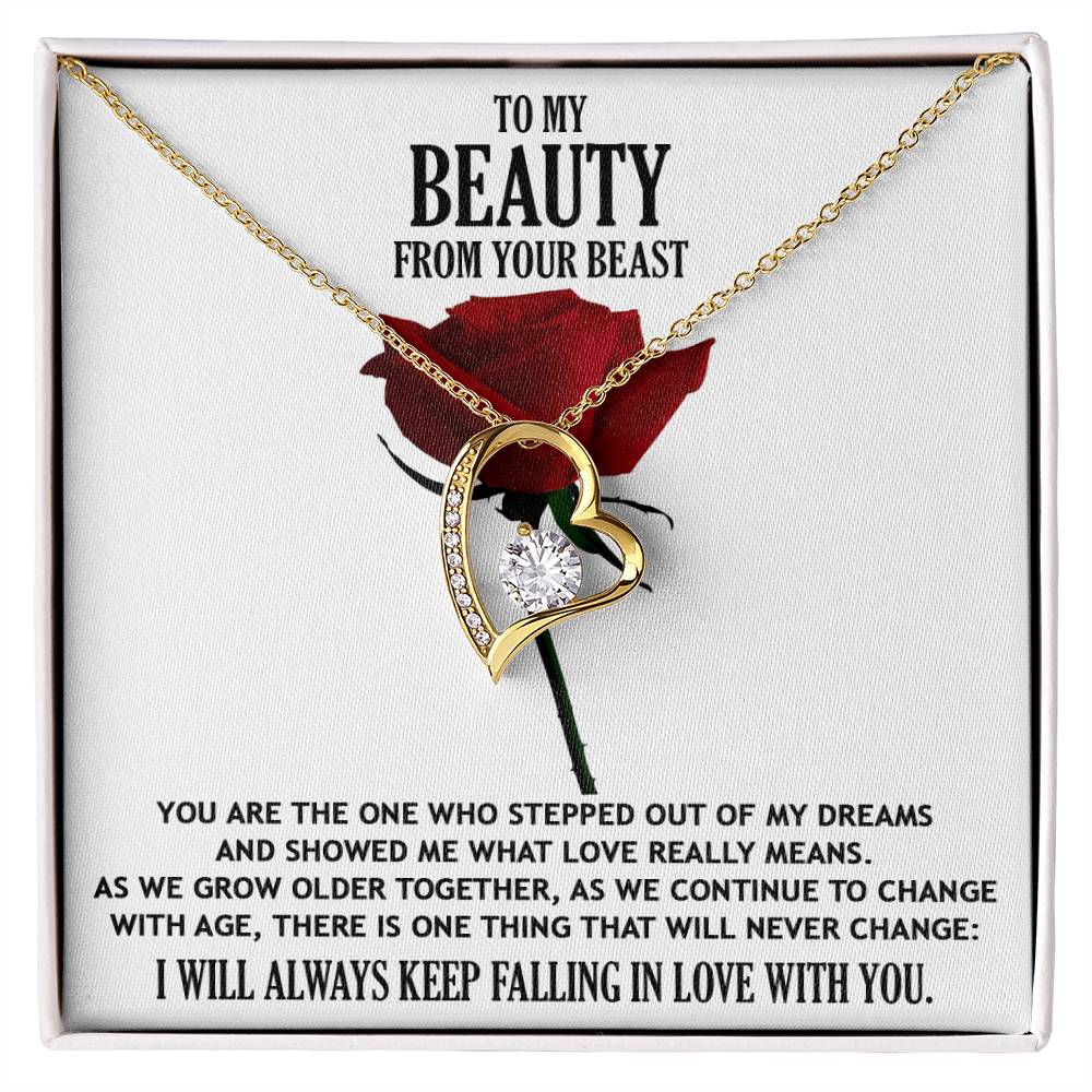 What Love Really Means - Forever Love Necklace For Your Beauty