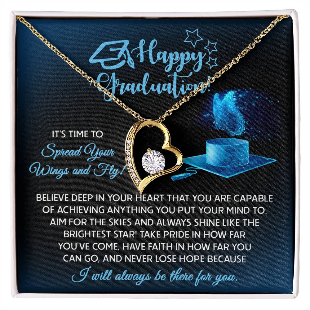 Spread Your Wings - Forever Love Necklace For Graduate At Graduation
