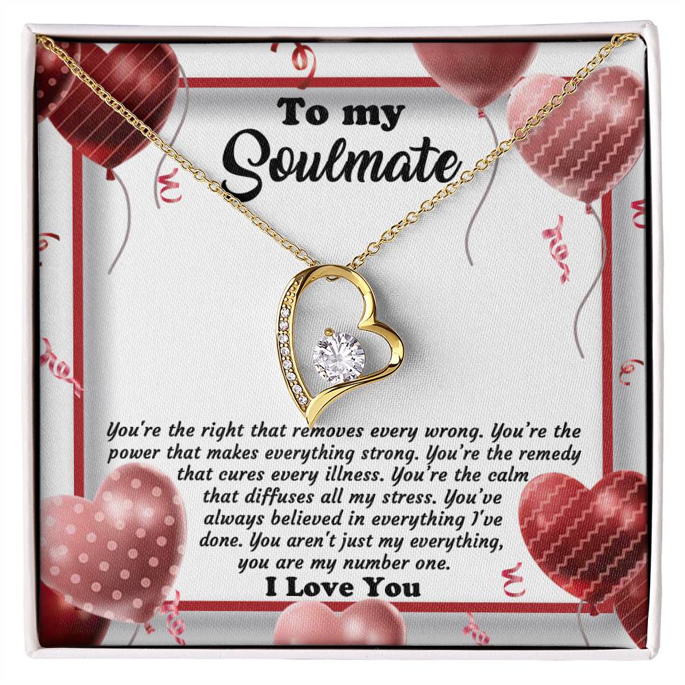 My Number One - Forever Love Necklace For Soulmate