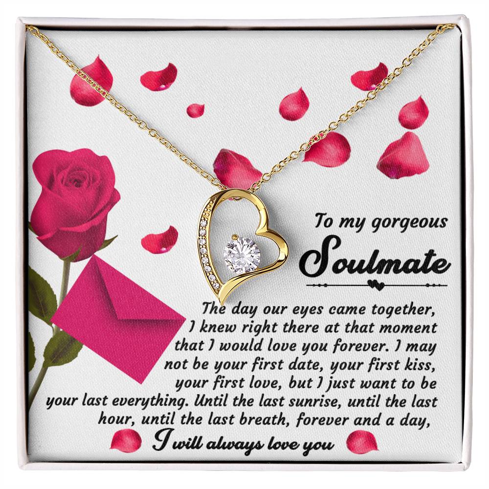 Right There At That Moment - Forever Love Necklace For Soulmate