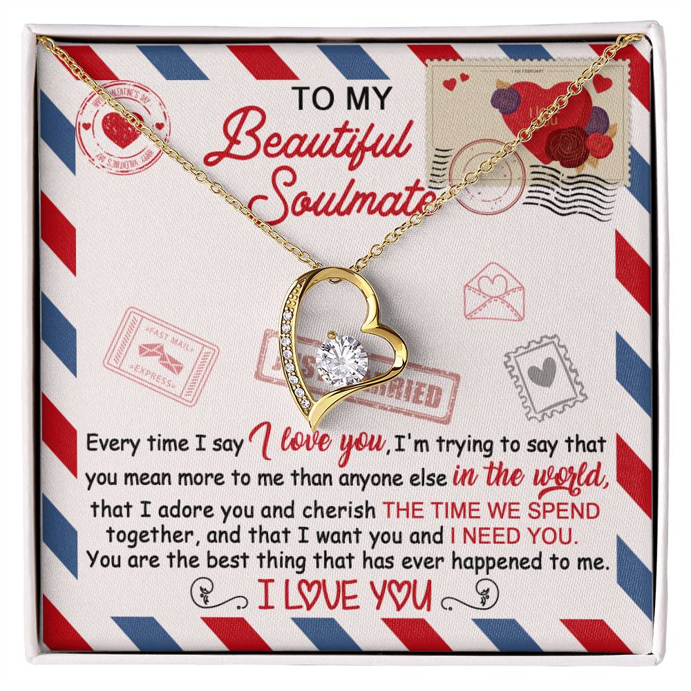 I Need You - Forever Love Necklace For Soulmate