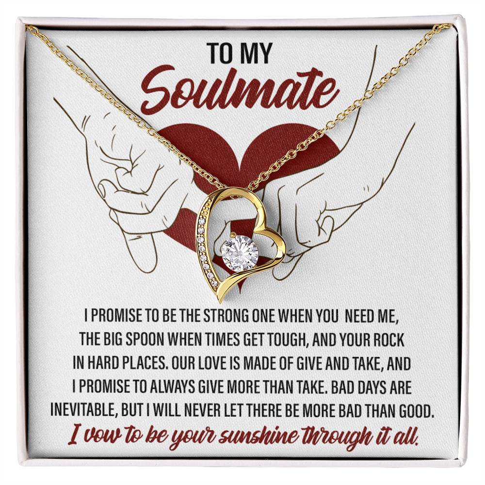 Your Sunshine Through It All - Forever Love Necklace For Soulmate