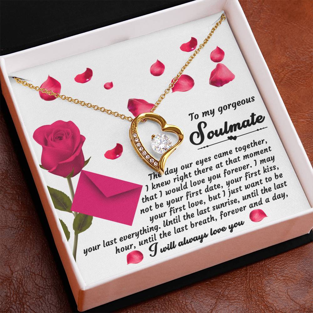 Right There At That Moment - Forever Love Necklace For Soulmate