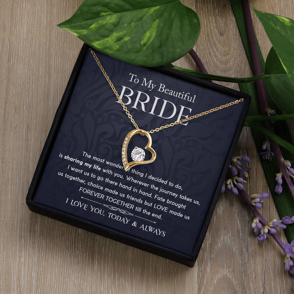 Forever Together - Forever Love Necklace For Bride