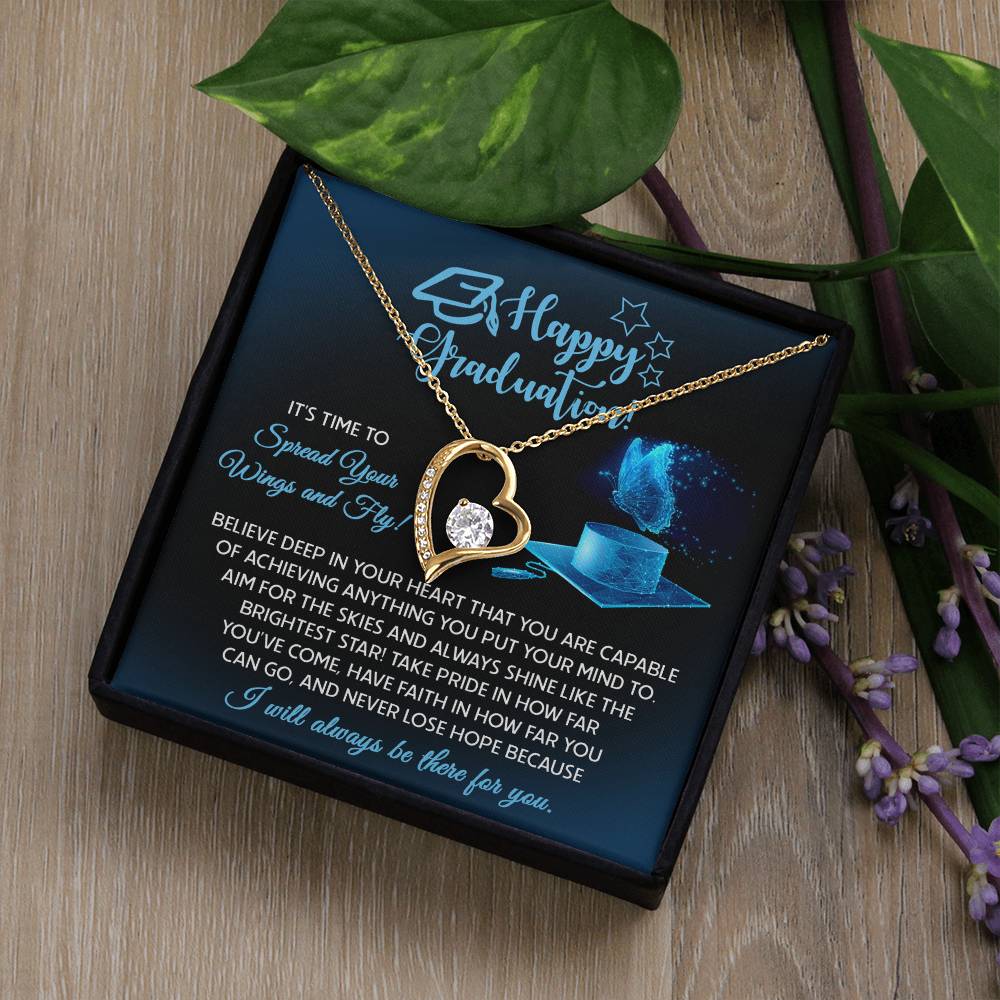 Spread Your Wings - Forever Love Necklace For Graduate At Graduation