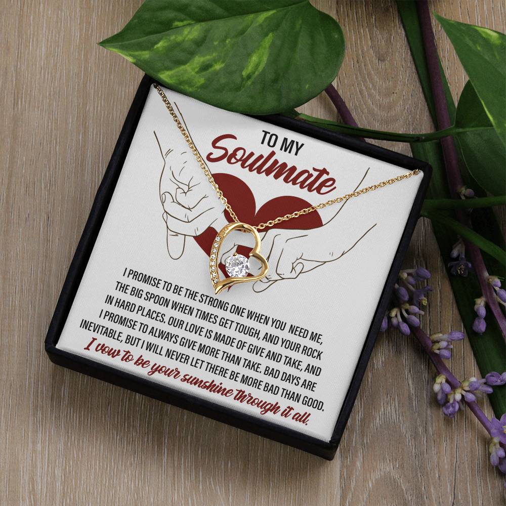 Your Sunshine Through It All - Forever Love Necklace For Soulmate