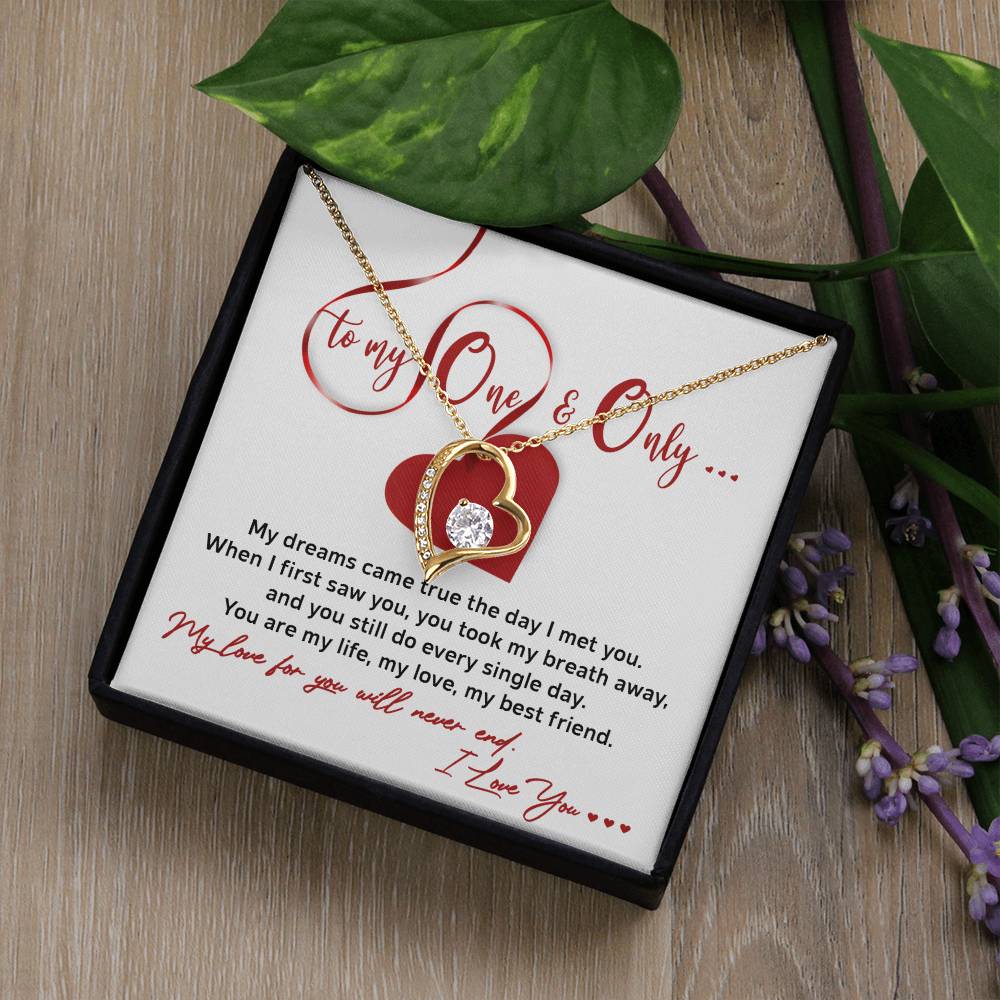 The Day I Met You - Forever Love Necklace For Your One & Only