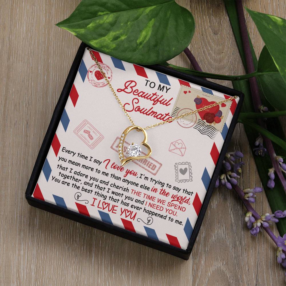 I Need You - Forever Love Necklace For Soulmate
