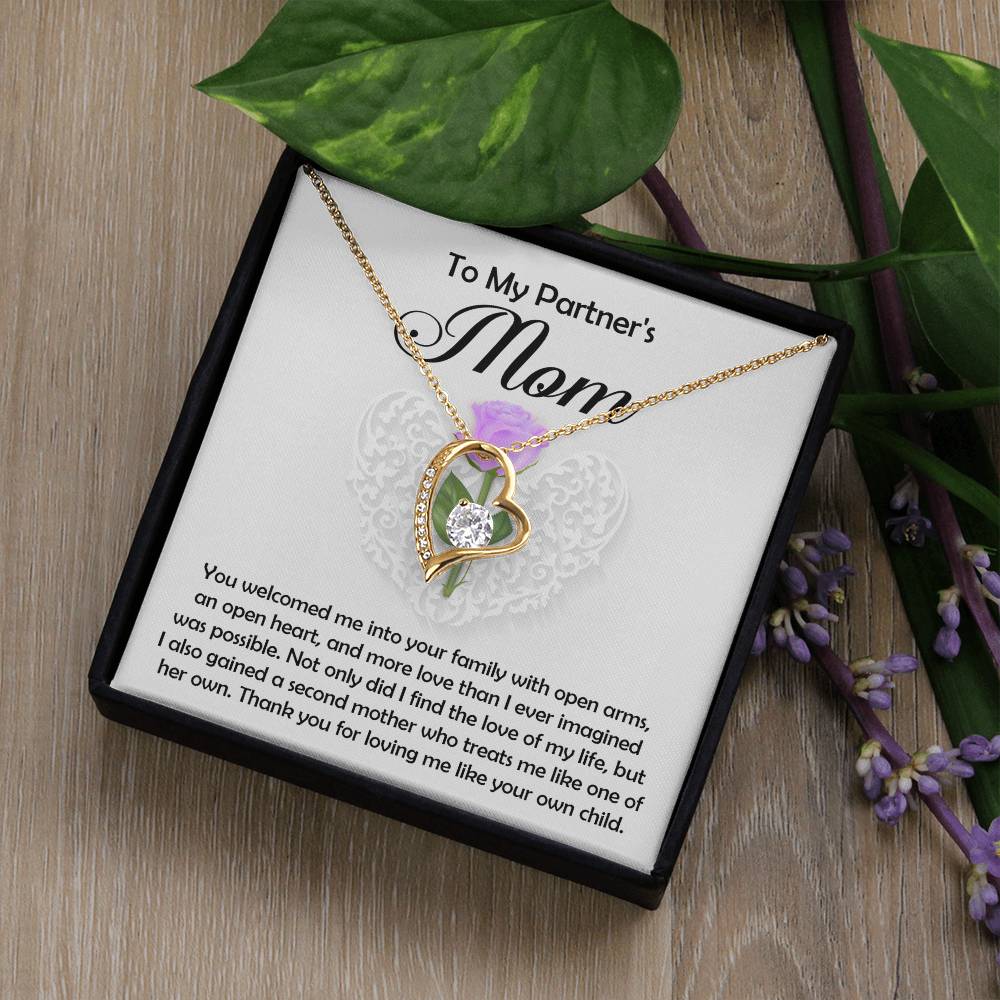 Like Your Own Child - Forever Love Necklace For Partner's Mom