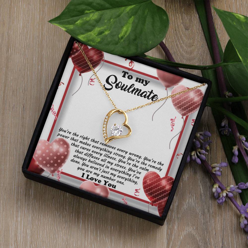 My Number One - Forever Love Necklace For Soulmate