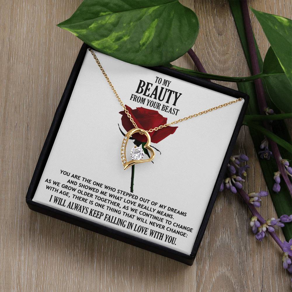 What Love Really Means - Forever Love Necklace For Your Beauty