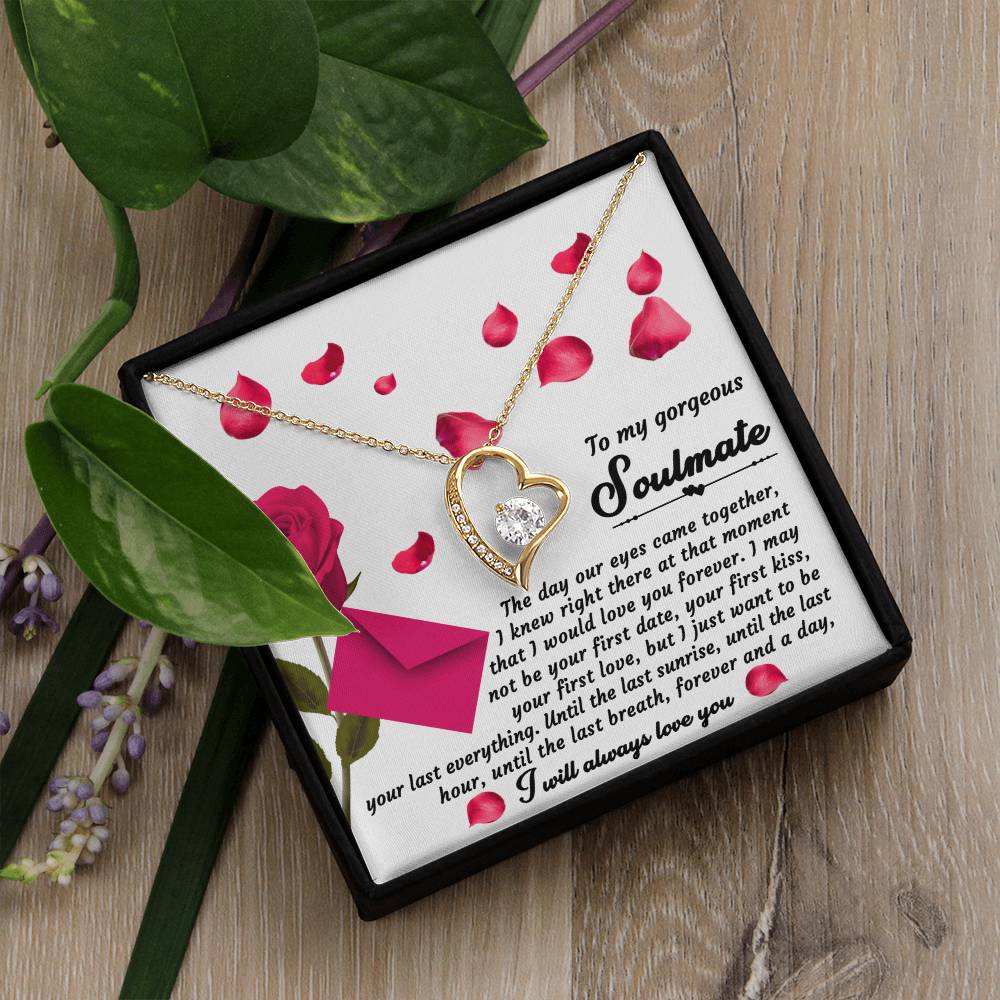 Right There At That Moment - Forever Love Necklace For Soulmate