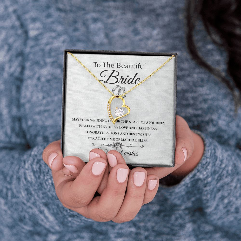 Lifetime Of Marital Bliss - Forever Love Necklace For Bride