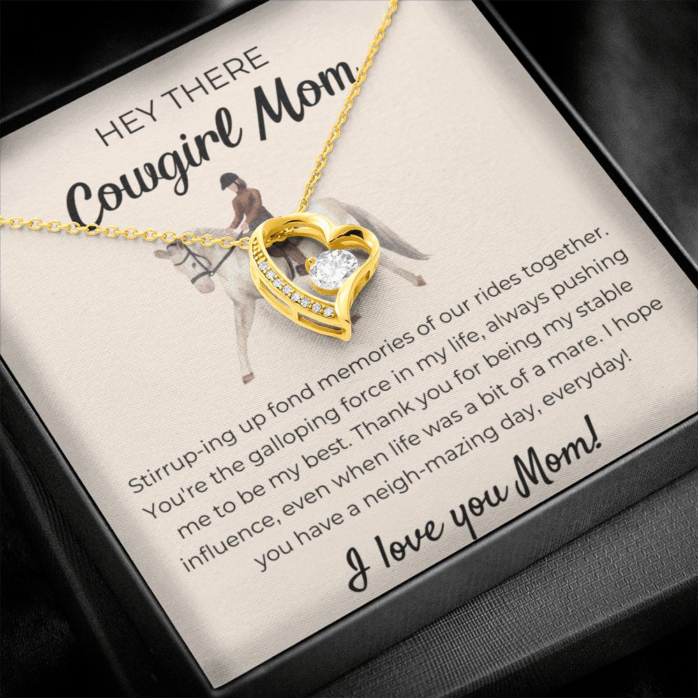 Forever Love Necklace For Cowgirl Mom