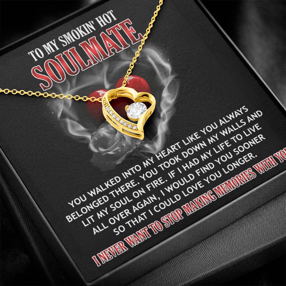 You Lit My Soul On Fire - Forever Love Necklace For Soulmate