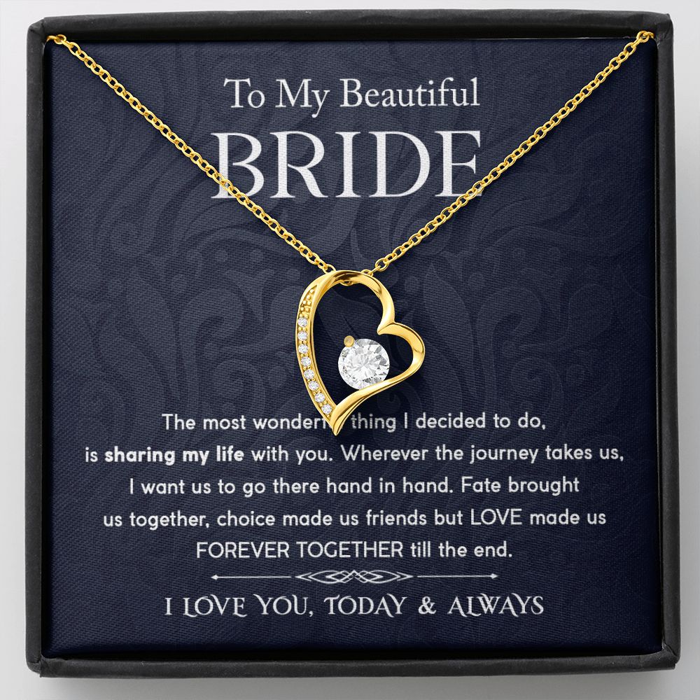 Forever Together - Forever Love Necklace For Bride