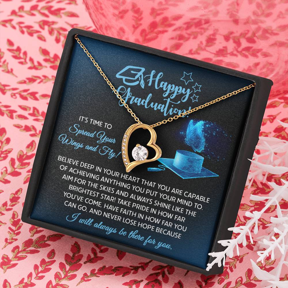 Spread Your Wings - Forever Love Necklace For Graduate At Graduation