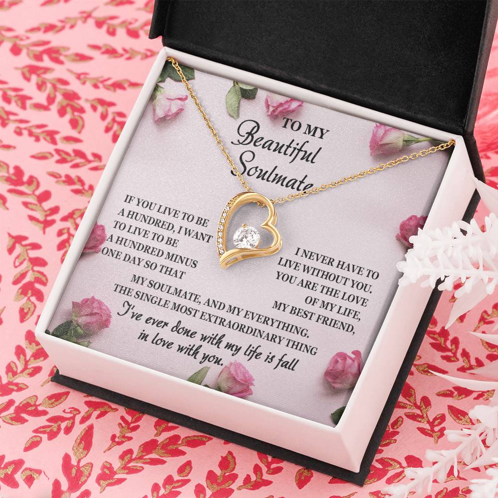 Single Most Extraordinary Thing - Forever Love Necklace For Soulmate