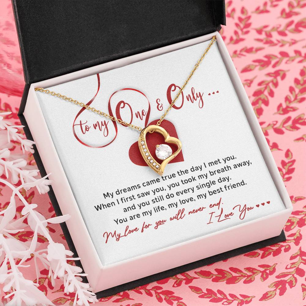 The Day I Met You - Forever Love Necklace For Your One & Only