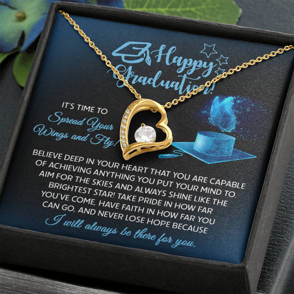 Spread Your Wings - Forever Love Necklace For Graduate At Graduation