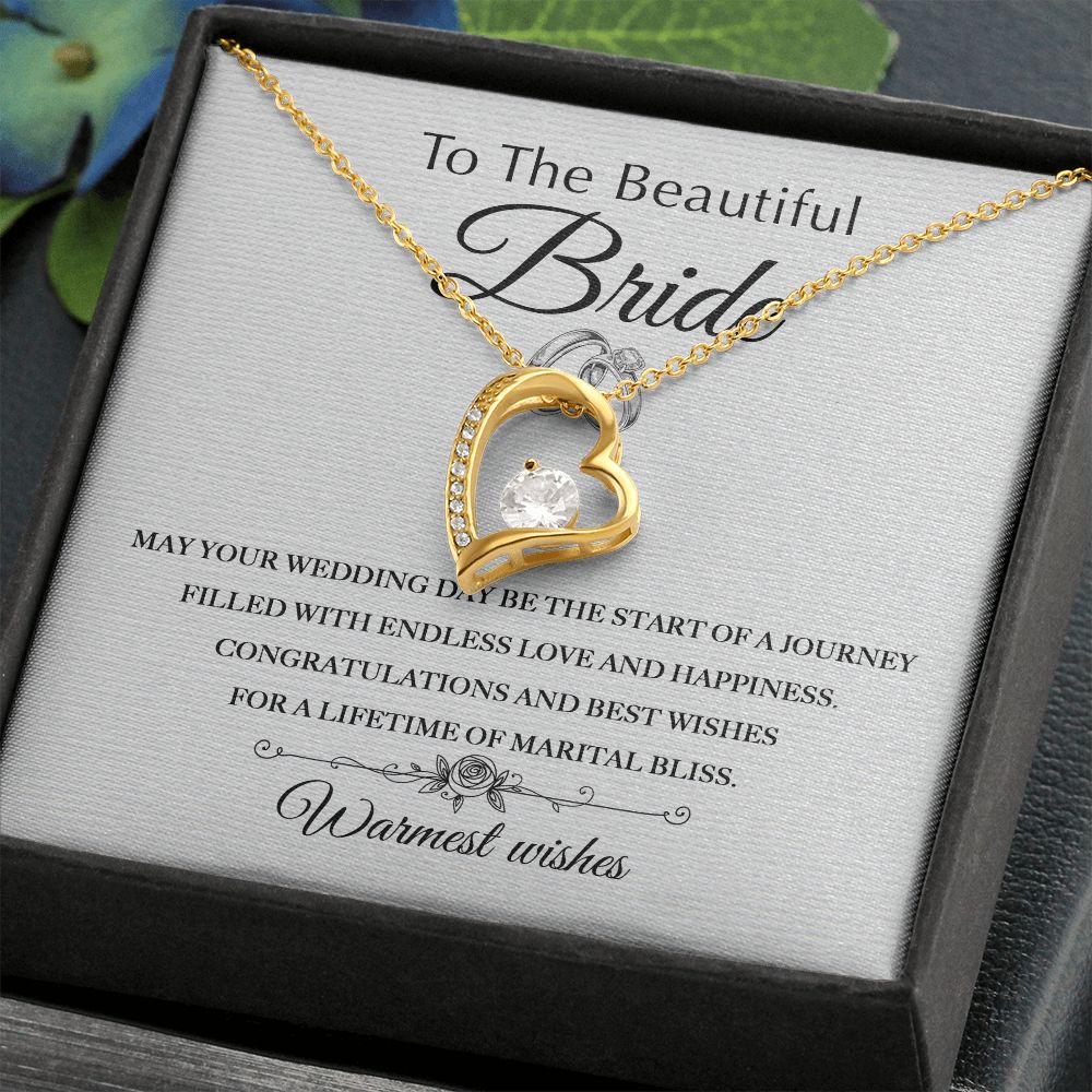 Lifetime Of Marital Bliss - Forever Love Necklace For Bride