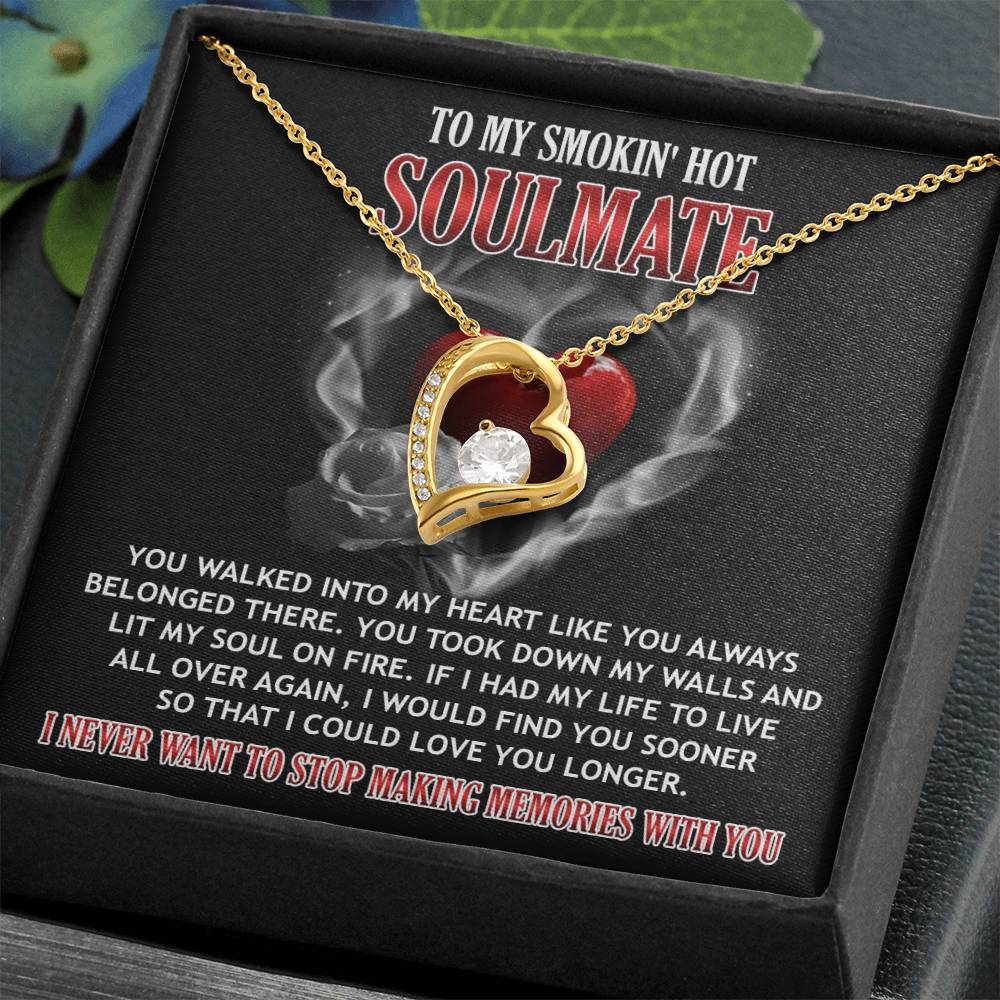 You Lit My Soul On Fire - Forever Love Necklace For Soulmate
