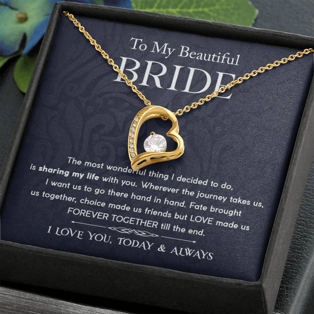 Forever Together - Forever Love Necklace For Bride