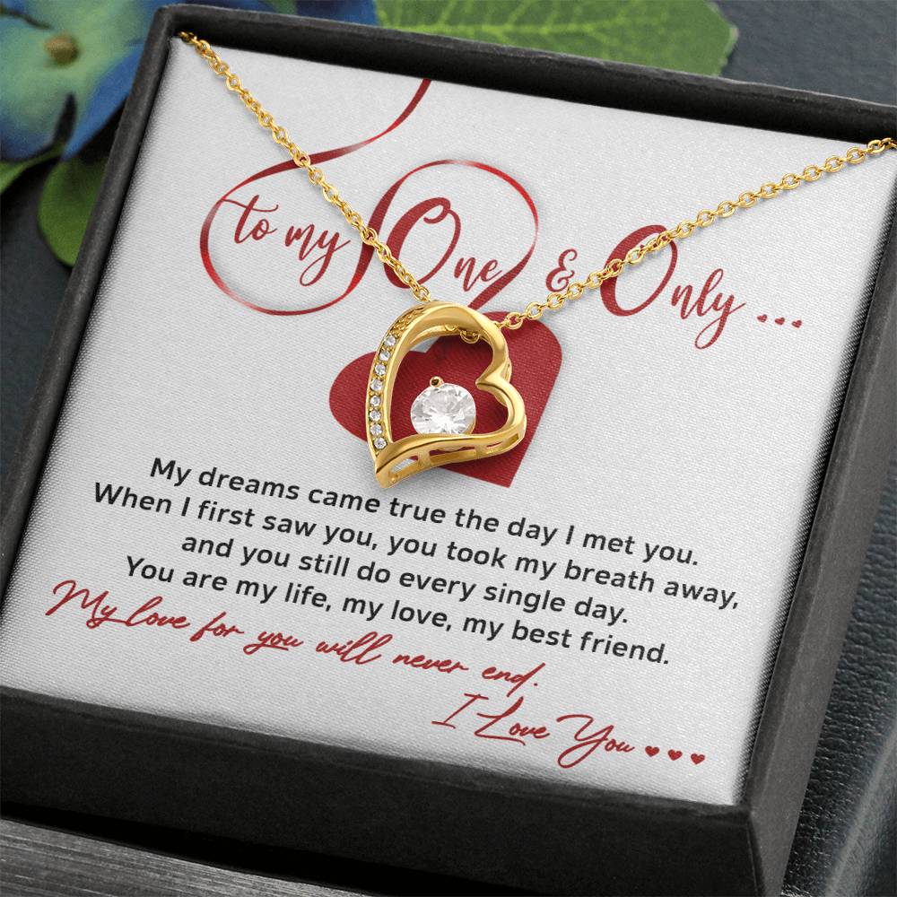 The Day I Met You - Forever Love Necklace For Your One & Only