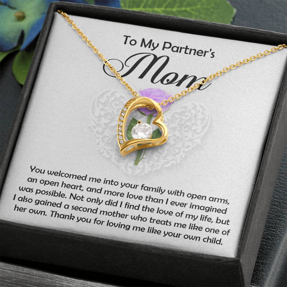 Like Your Own Child - Forever Love Necklace For Partner's Mom