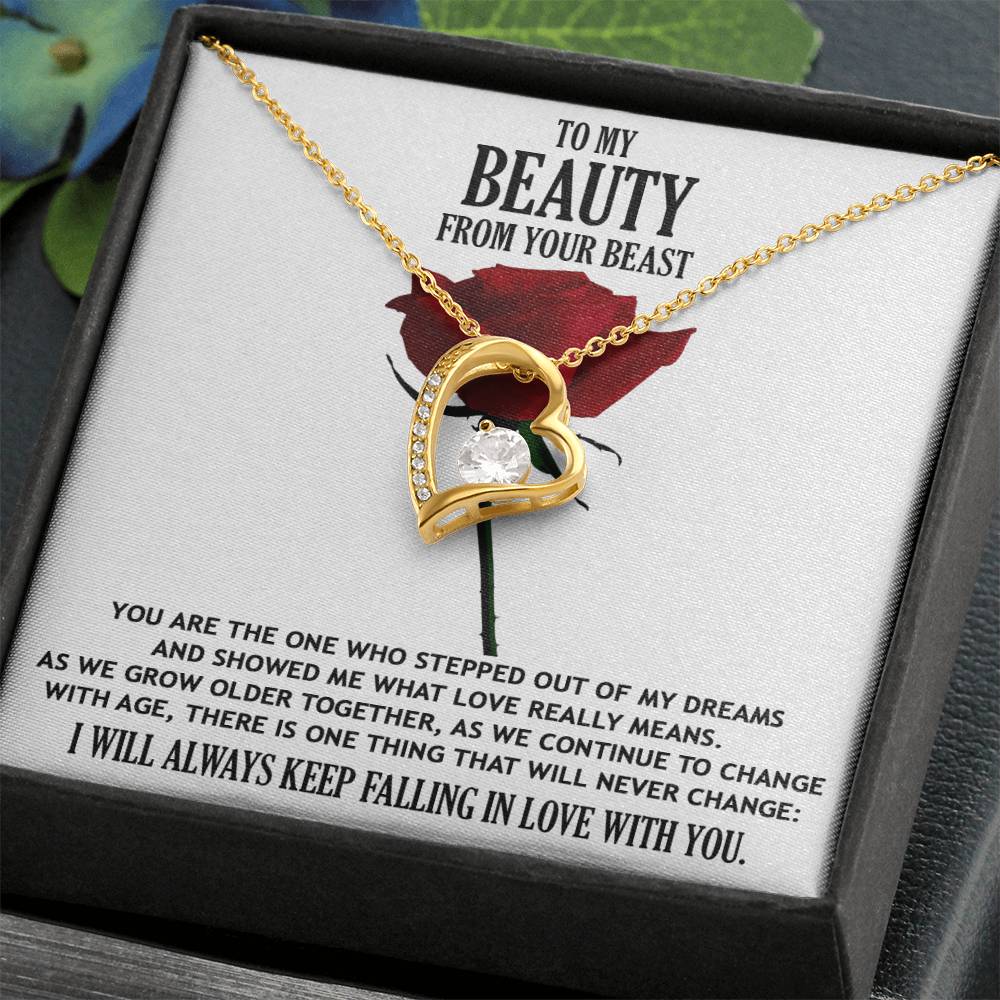 What Love Really Means - Forever Love Necklace For Your Beauty