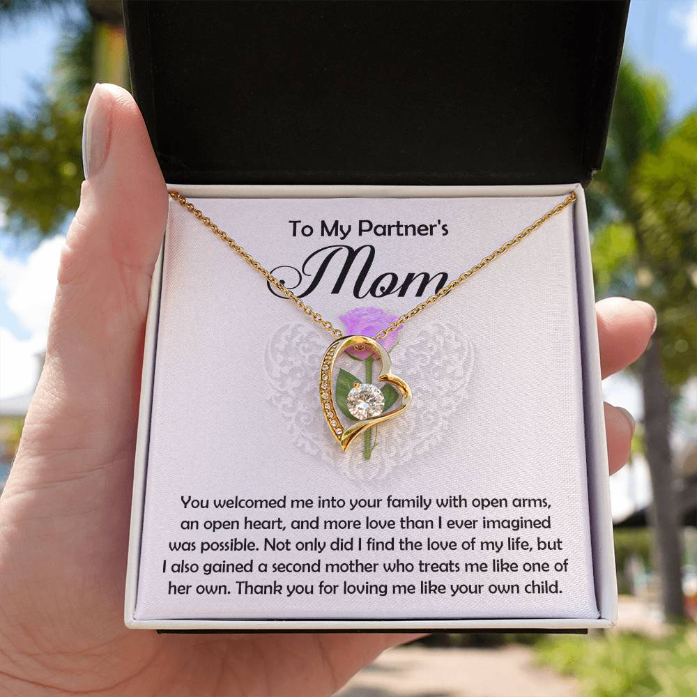 Like Your Own Child - Forever Love Necklace For Partner's Mom
