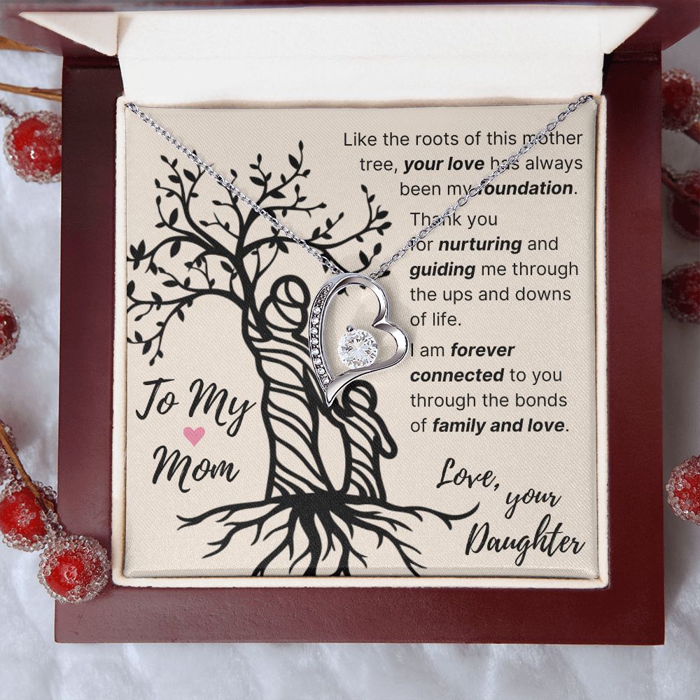 Forever Connected - Forever Love Necklace For Mom
