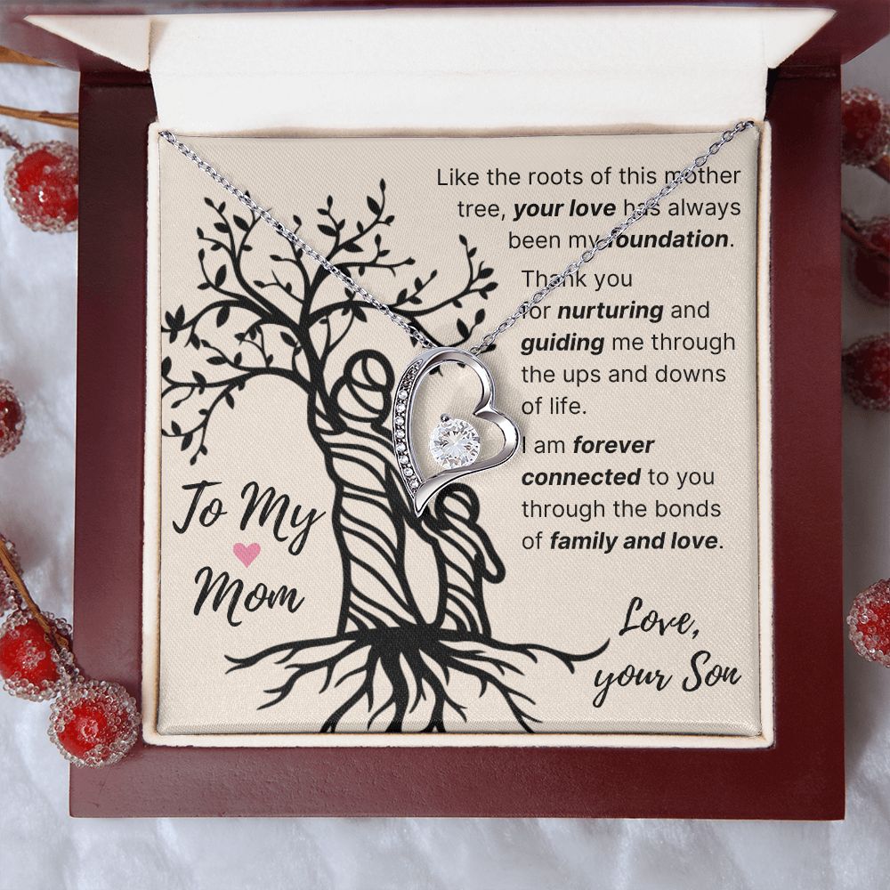 Your Love, My Foundation - Forever Love Necklace For Mom