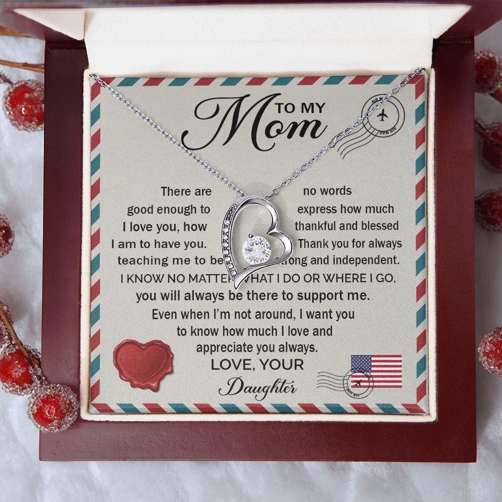 Love And Appreciate You Always - Forever Love Necklace For Mom