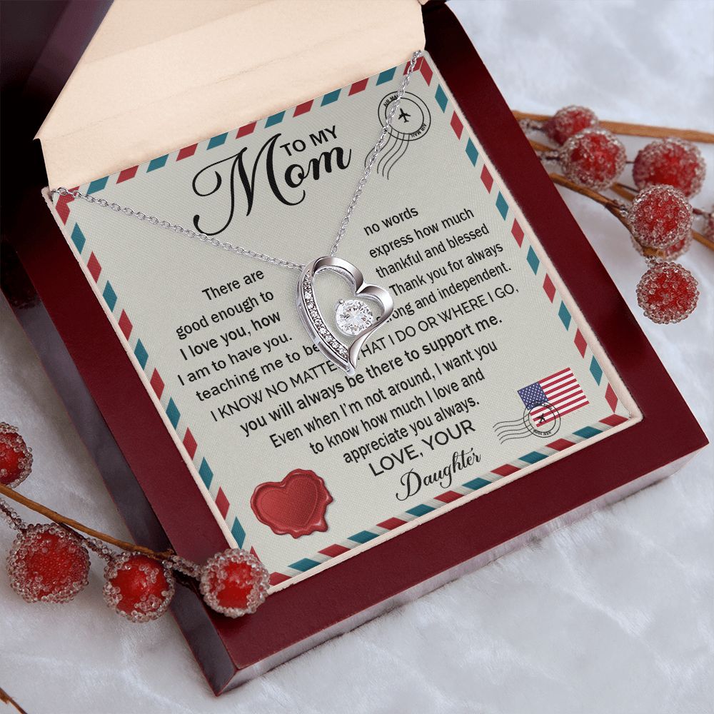 Love And Appreciate You Always - Forever Love Necklace For Mom
