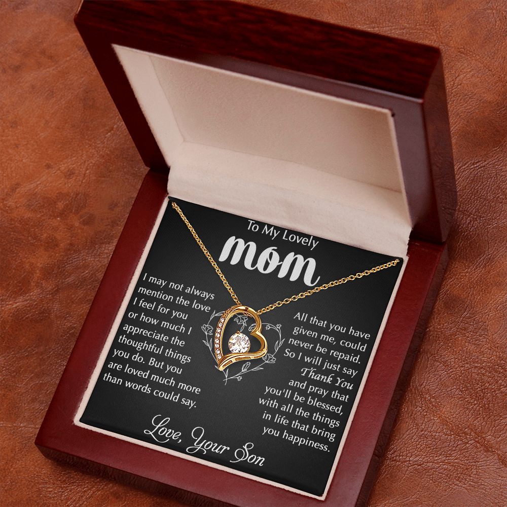 The Thoughtful Things You Do - Forever Love Necklace For Mom