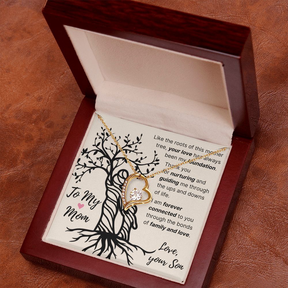 Your Love, My Foundation - Forever Love Necklace For Mom