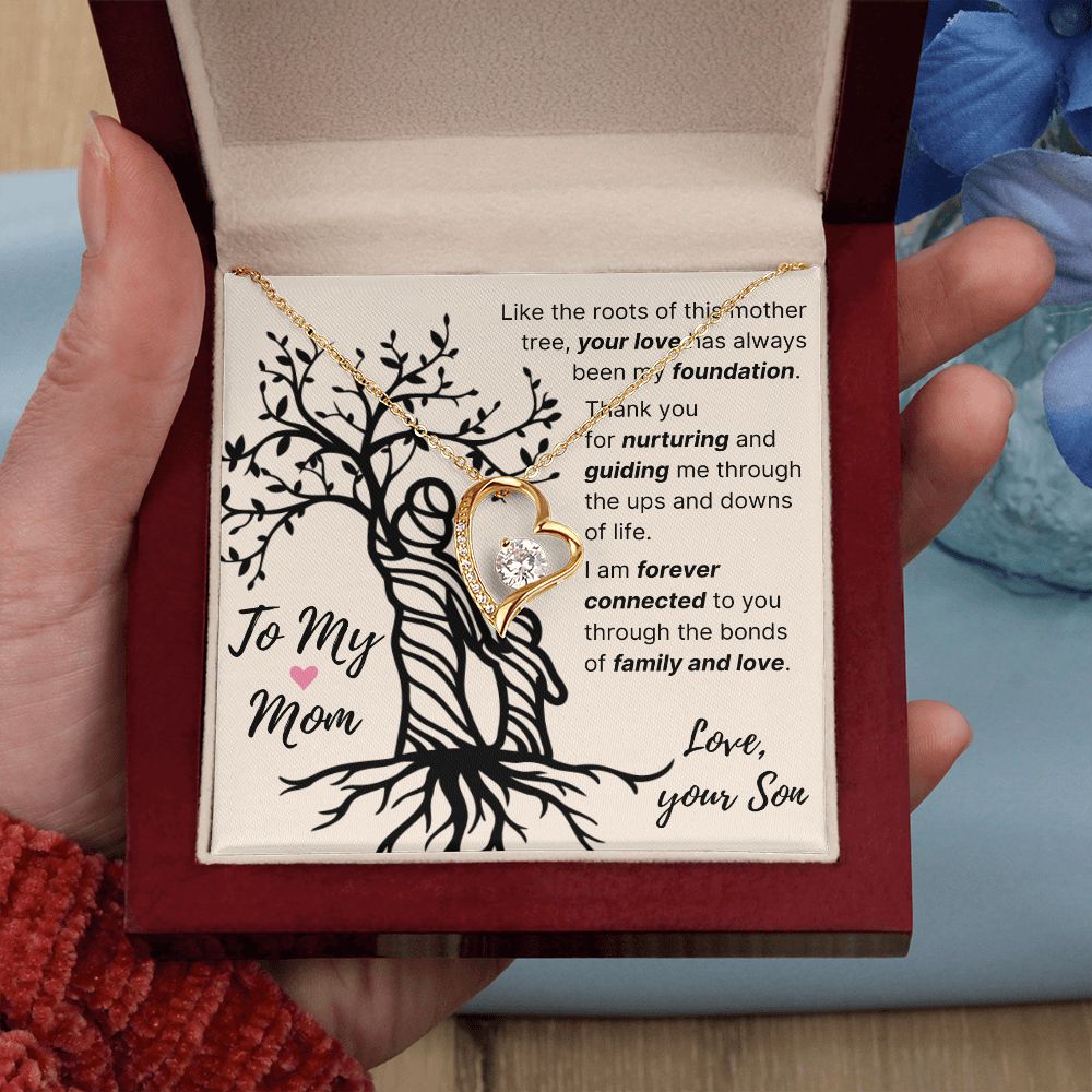 Your Love, My Foundation - Forever Love Necklace For Mom