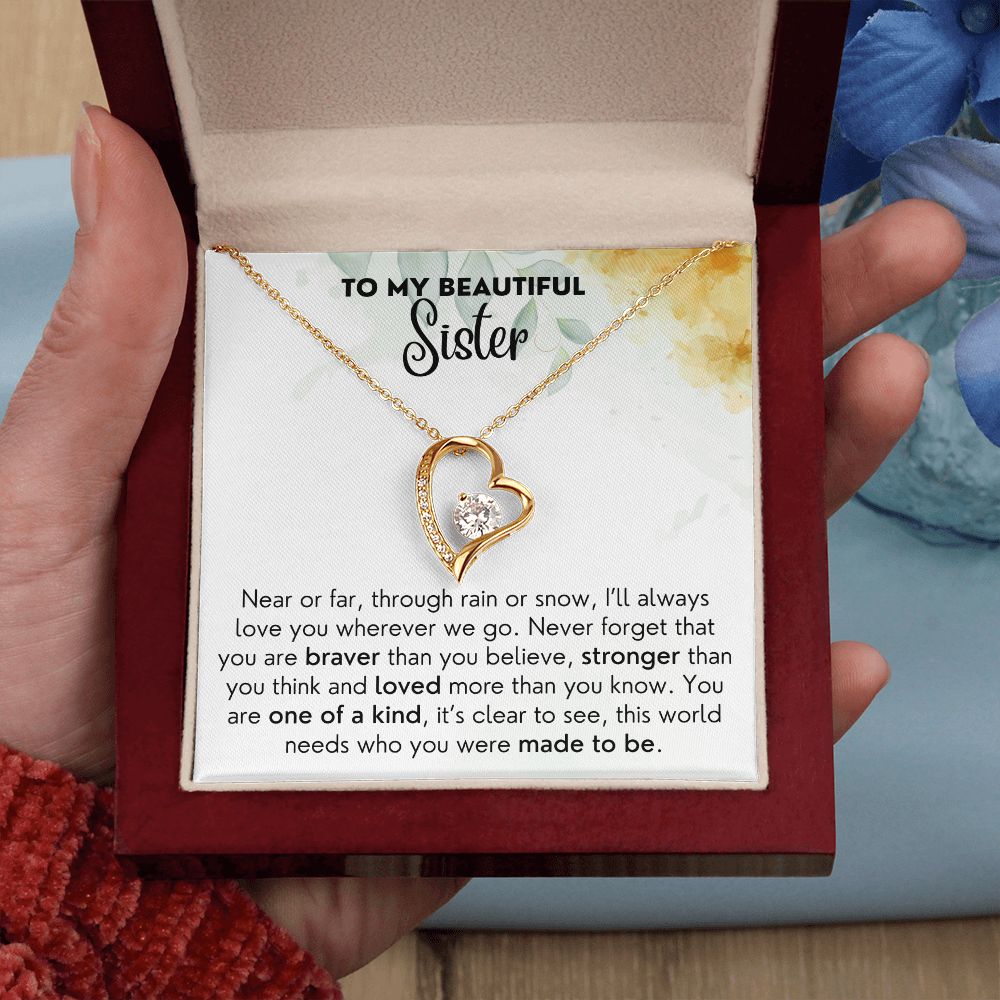 Loving You Always - Forever Love Necklace For Sister